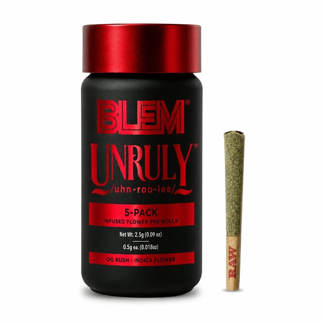 Unruly | 2.5g | 5pk Infused Pre-Rolls