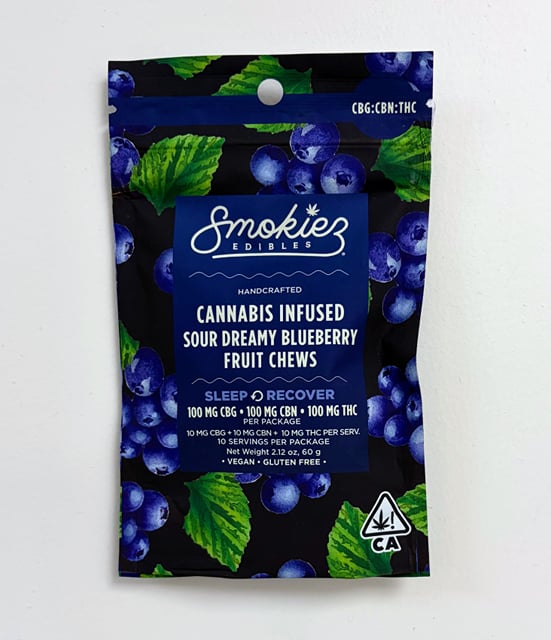 Sour Blueberry 1:1:1 CBG:CBN:THC | 100mg Gummies