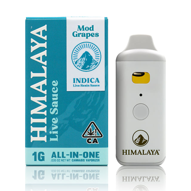 MOD GRAPES ALL-IN-ONE DISPOSABLE LIVE RESIN VAPE | HIMALAYA