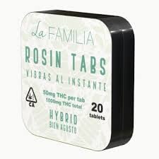 LA FAMILIA | 1000MG | HYBRID |20-PCK 50MG ROSIN TABS copy
