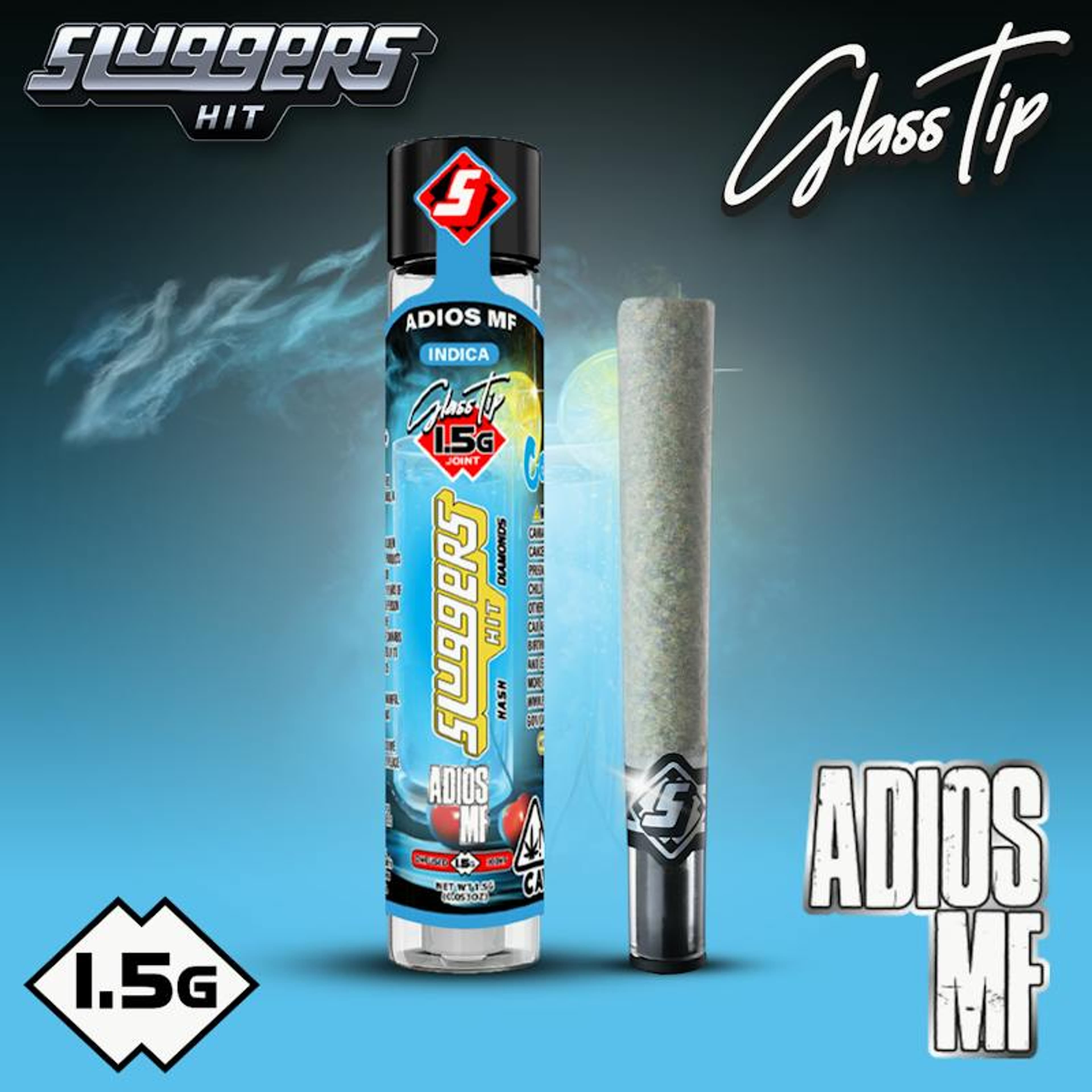 Sluggers - Infused Preroll - 1.5g - Adios MF, Natura - Sluggers Hit - - $18 - Pre-Rolls