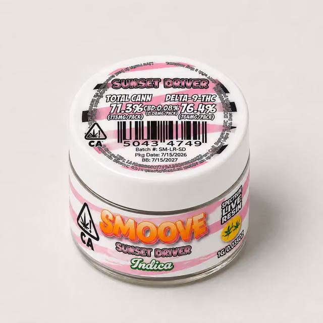 Sunset Driver 1.0 G Live Resin