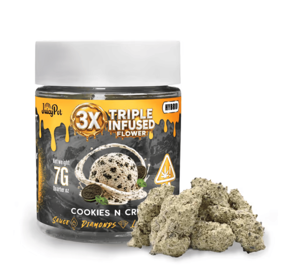 Juicy Pot: Cookies N Cream - Triple