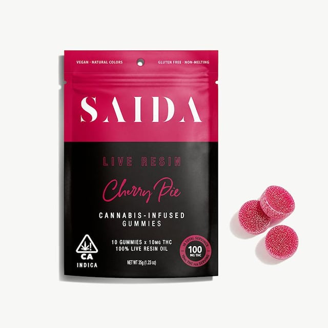 Cherry Pie Live Resin Gummies (100mg)