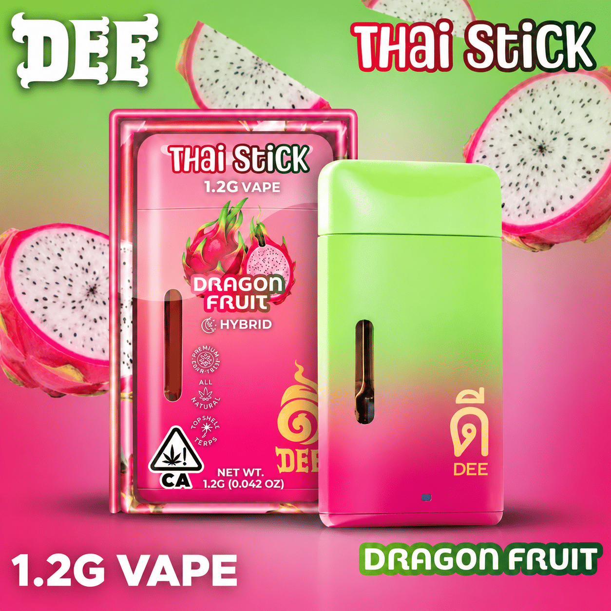 Dee Thai: Stick - Dragon Fruit