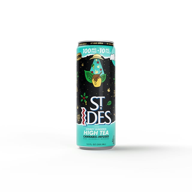 Honey Ginseng High Tea | Non-Carbonated | THC:THCv 100mg:10mg | 12 fl oz
