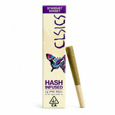 CLSICS Stardust Sorbet Hash Infused Pre Roll 1g