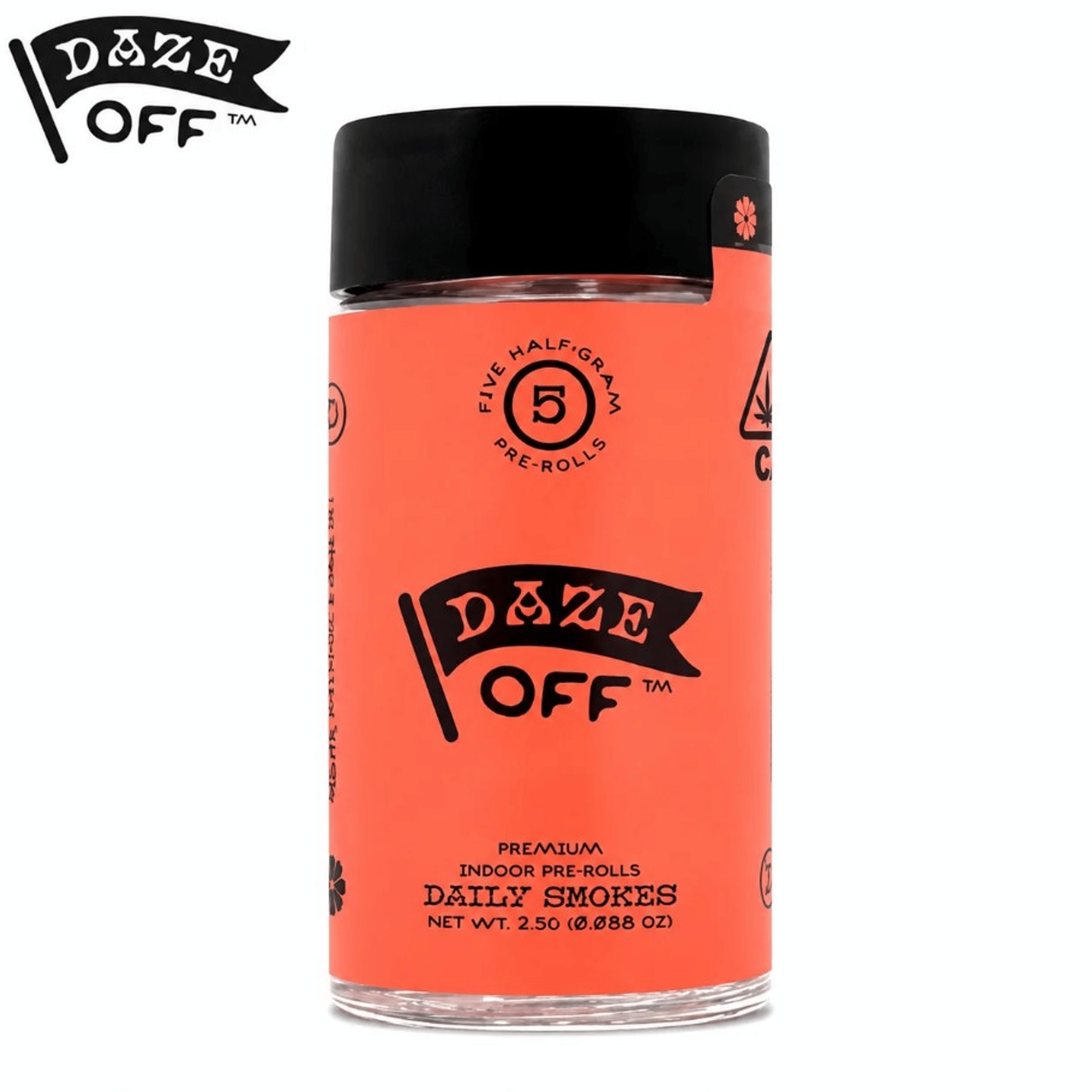 Daze Off - Strawberry Fields - 5 Pack Pre-Roll - 2.5g - Daze Off - SF - PR Pack - 2.5g - $15.99 - Pre-Roll Packs