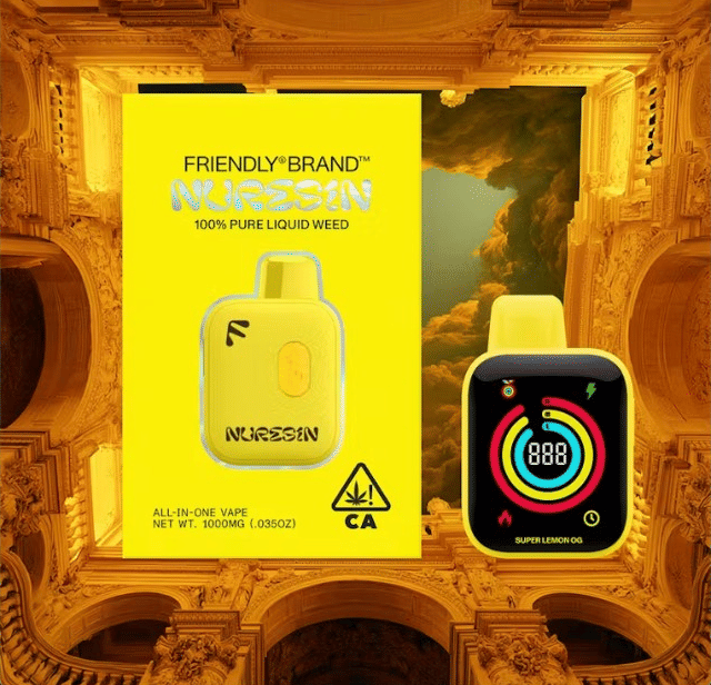 Friendly AIO - Super Lemon OG - Nuresin All-In-One Vape - 1g