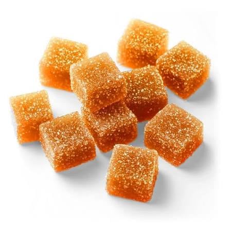 POP'S WEED |100MG PEACH HYBRID | 10-PCK ROSIN GUMMIES