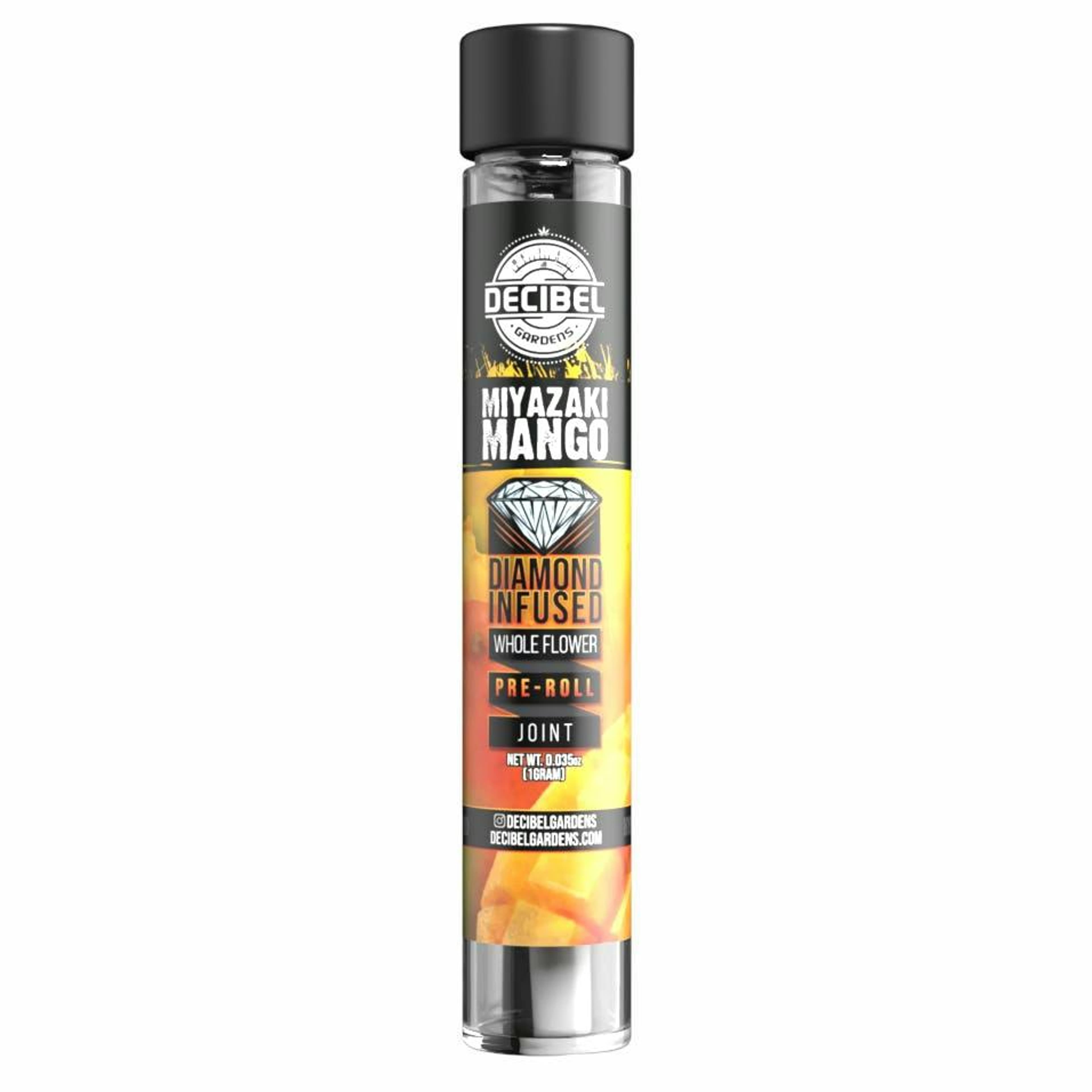 Decibel Gardens | 1g - Miyazaki Mango - Infused Pre Roll - Decibel Gardens - - $16 - Pre-Rolls