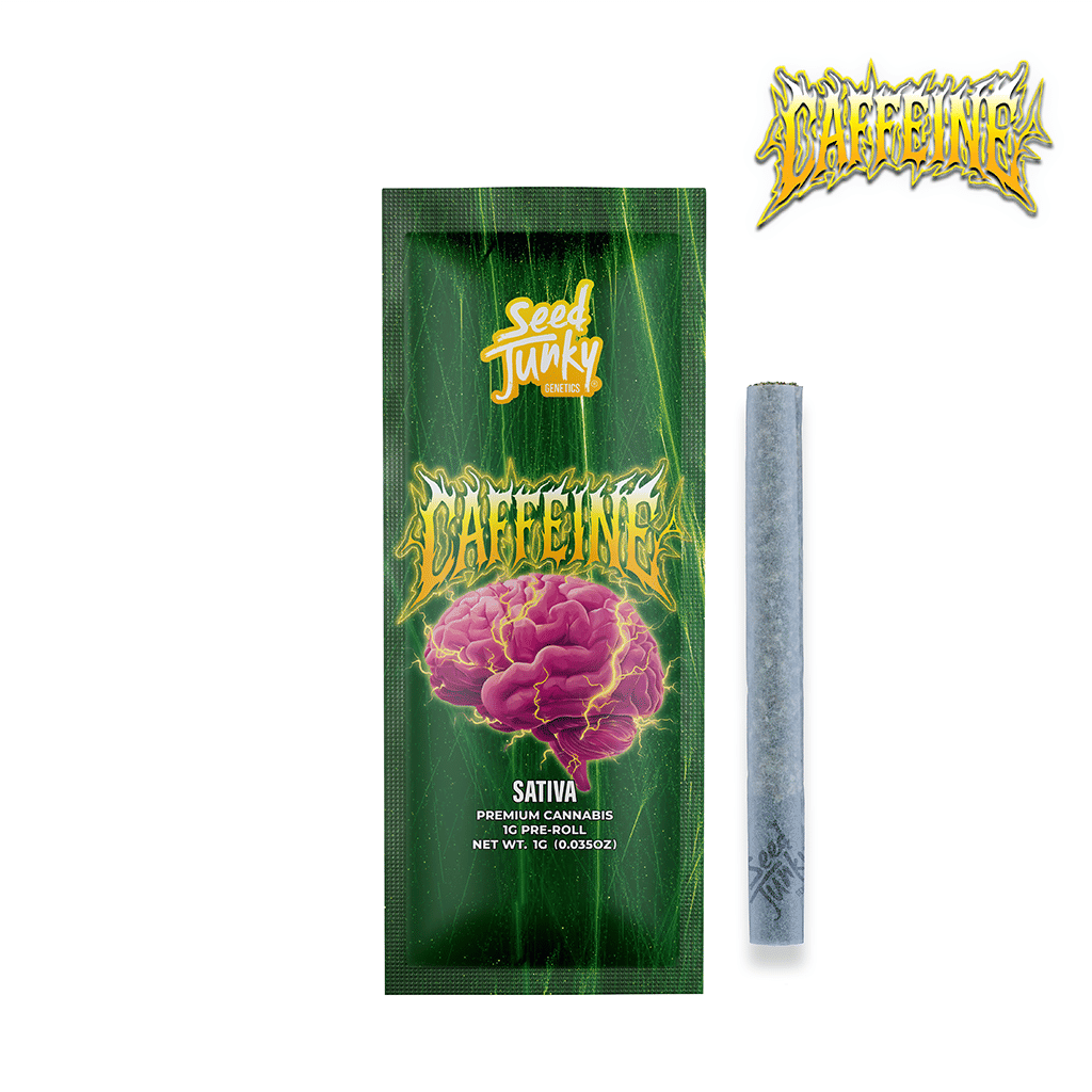 SEED JUNKY: 1g Indoor Preroll Caffeine Sativa