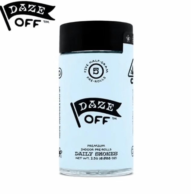 Daze Off - Blue Raspberry - 5 Pack Pre-Roll - 2.5g