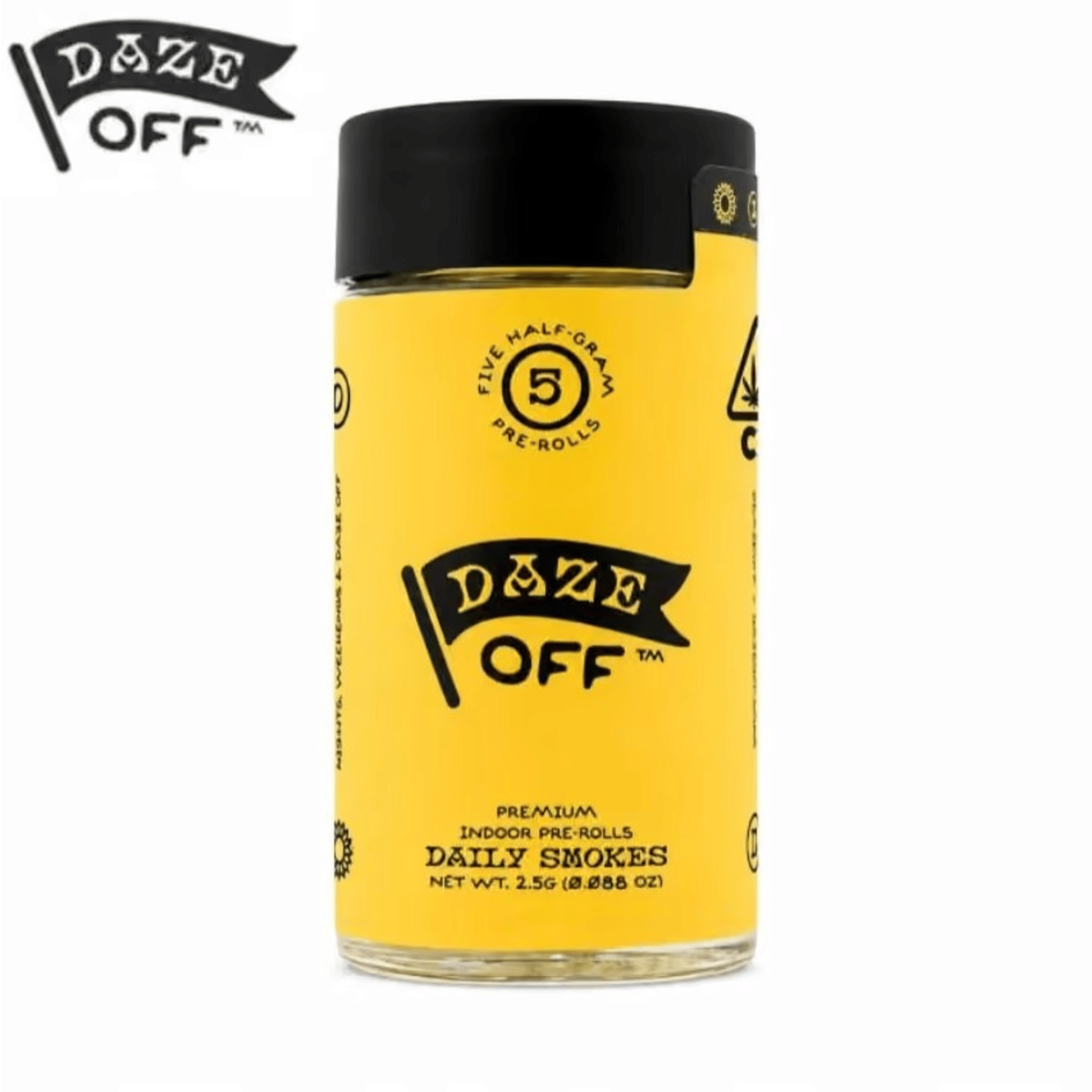 Daze Off - Trainwreck - 5 Pack Pre-Roll - 2.5g - Daze Off - Train - PR Pack - 2.5g - $15.99 - Pre-Roll Packs