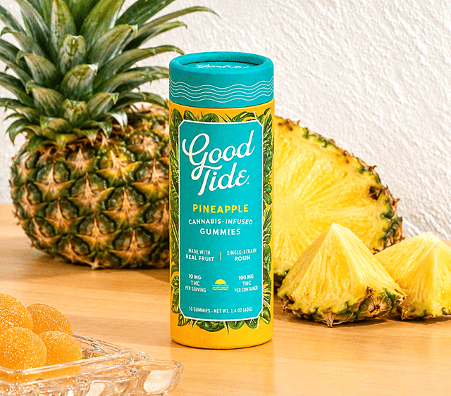 Pineapple Gummies | 10pc | 100mg | Infused w/ Hash Rosin