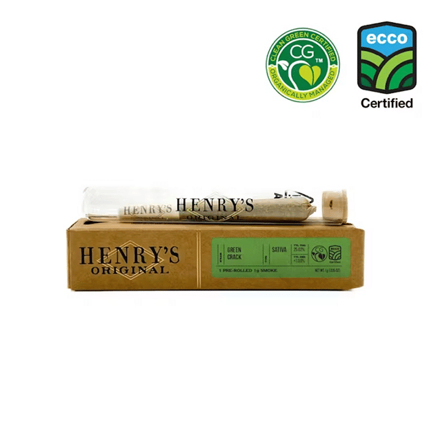 Henry's Original - Green Crack - Pre-Roll - 1g