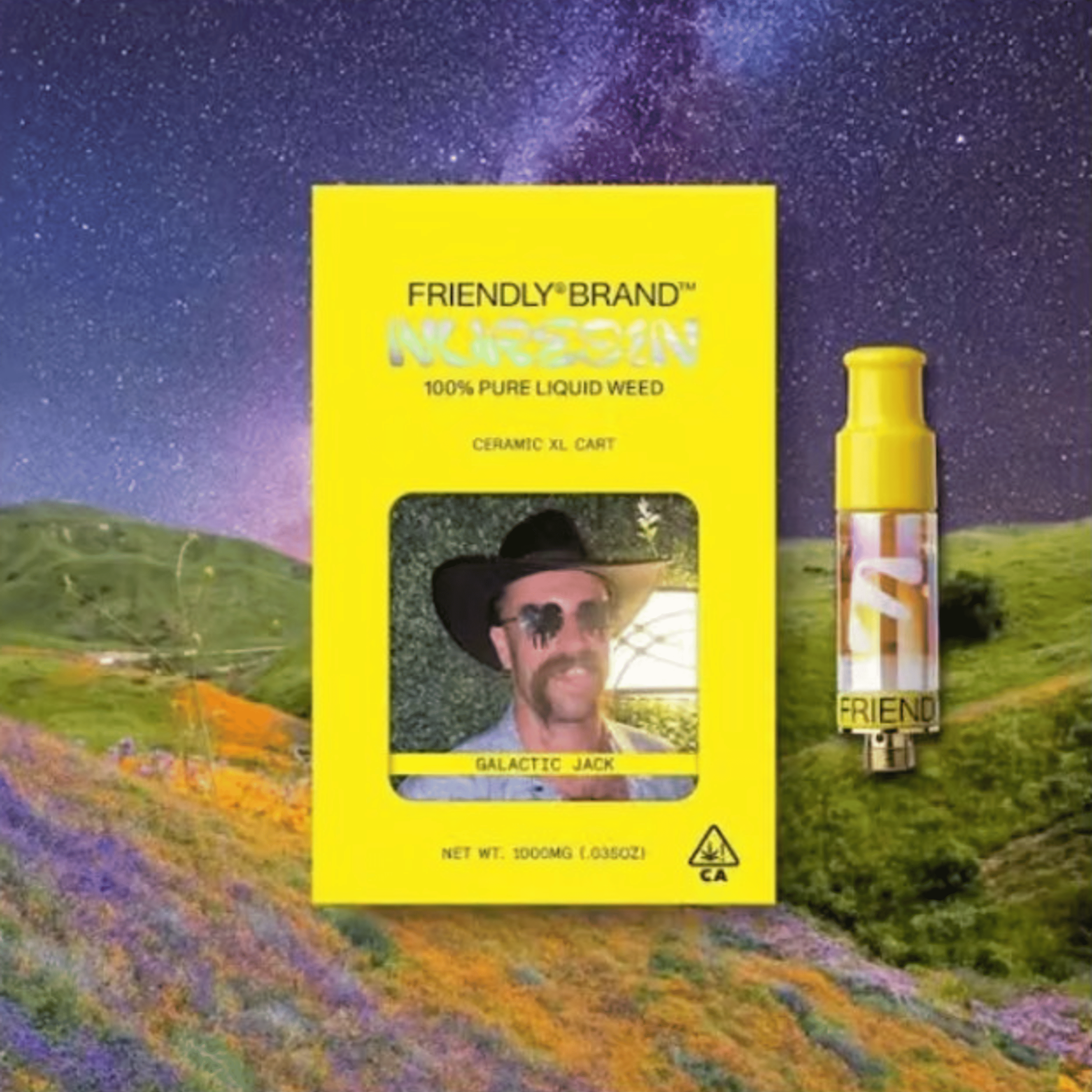 Friendly - Galactic Jack - Nucleus Nu-Resin Cart - 1g - Friendly Brand - GJ - Nu-Resin 510 - 1g - $39.99 - Vapes