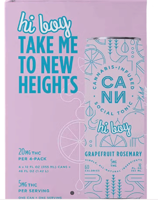 CANN - Hi Boy - Grapefruit Rosemary - 4pk