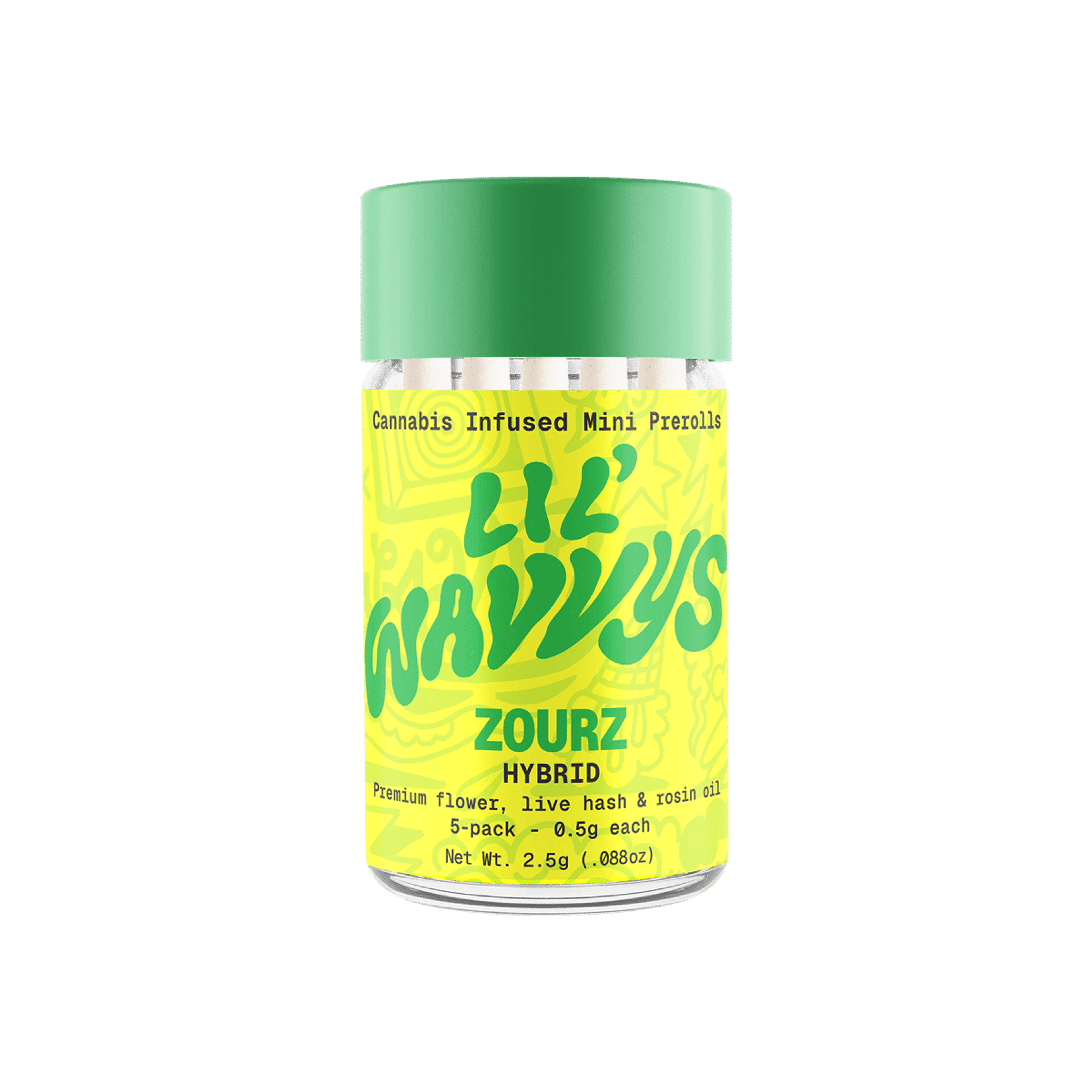 Wavvy - Lil Wavvys 5 Pack - ZOURZ - WAVVY - - $25 - Pre-Rolls