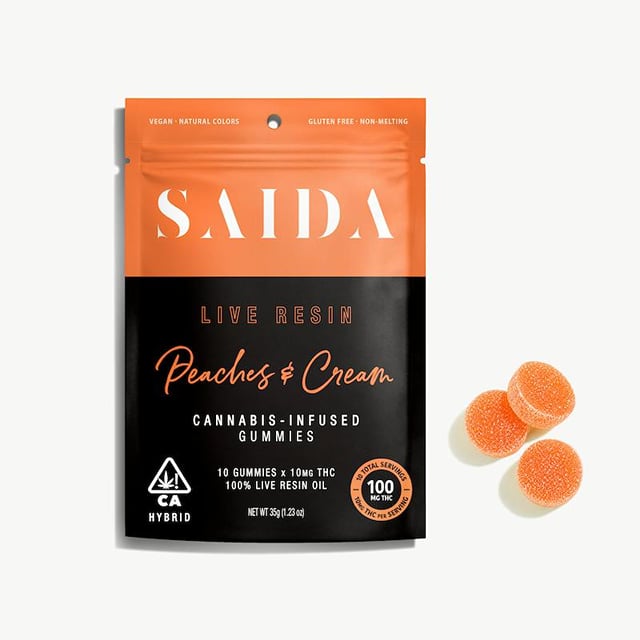 Peaches & Cream - Live Resin Gummies