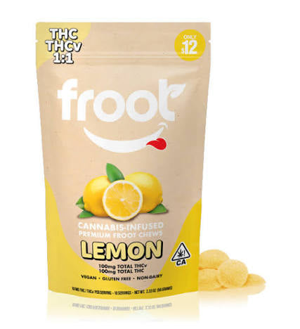 FROOT | 100MG THCV / THC LEMON SATIVA | 10-PCK GUMMIES