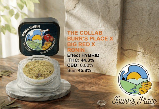 The Collab | 1g | Cold Water Hash (Burr's Place x BRCC x Ronin Rosin)