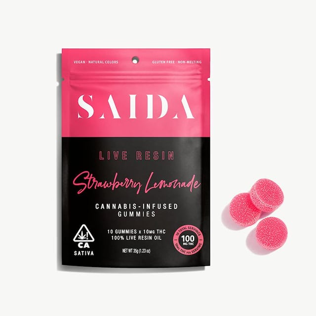Strawberry Lemonade Live Resin Gummies (100mg)