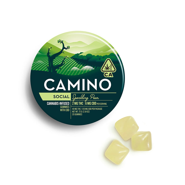 Camino Gummies: Sparkling Pear 3:1