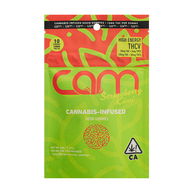 Strawberry Kiwi THCV Rosin Gummies