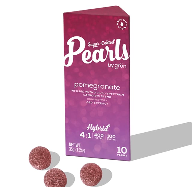 Pomegranate 4:1 CBD:THC Gummies - 100mg - 10 pack