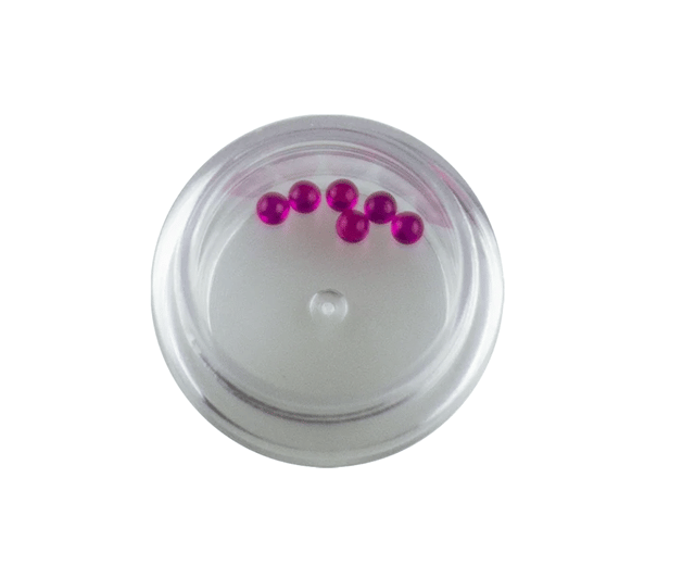 3MM Ruby Terp Pearls - 6pk