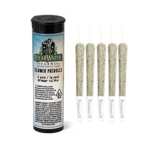 Clear Water - Blue Dream | 1g each | 5pk prerolls