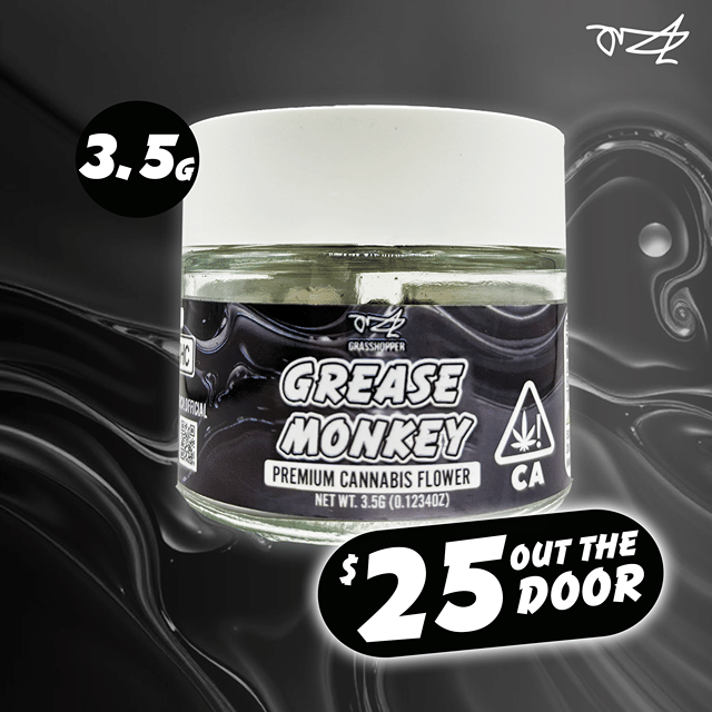 Grasshopper | 3.5g - Grease Monkey - Hybrid