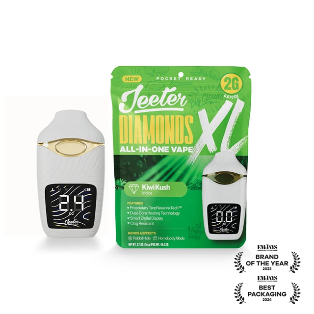 All In One Diamonds Vape 2g - Kiwi Kush