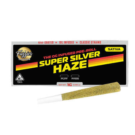 Classics - Super Silver Haze - 1G Kief Infused Preroll