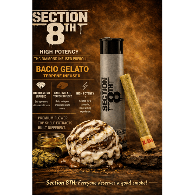 Bacio Gelato Diamond Infused 1g Pre-Roll