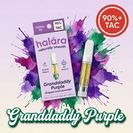 Granddaddy Purple - High THC Cart