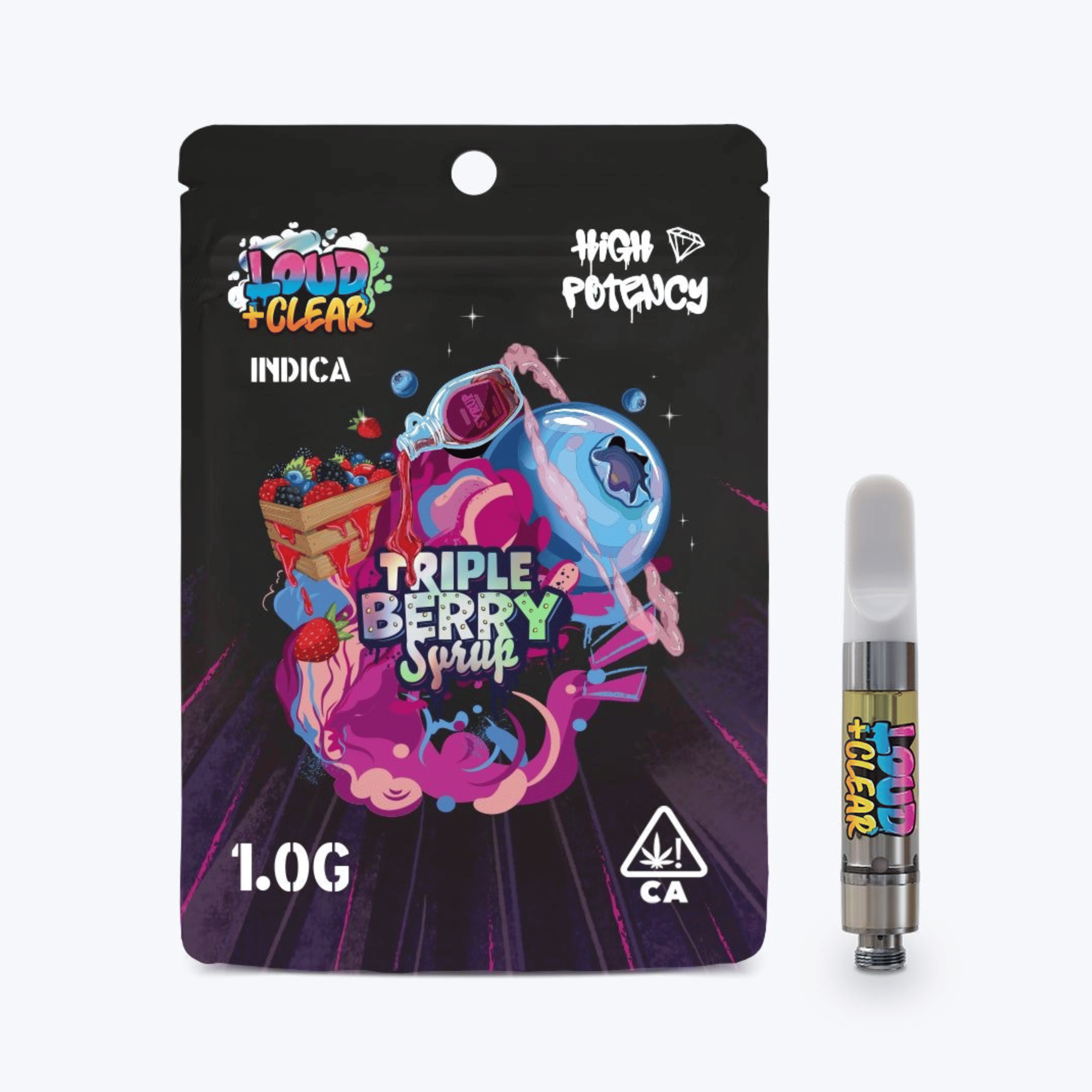 Loud+Clear: Triple Berry Syrup