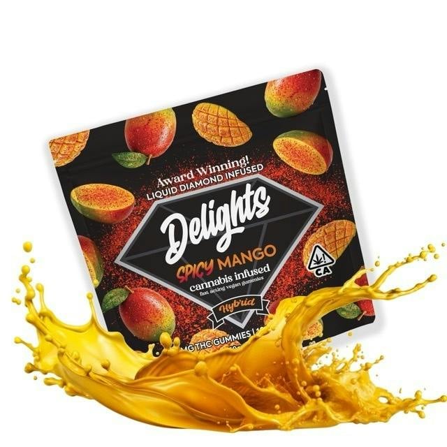 Spicy Mango | 100MG 10PK Gummies Liquid Diamond