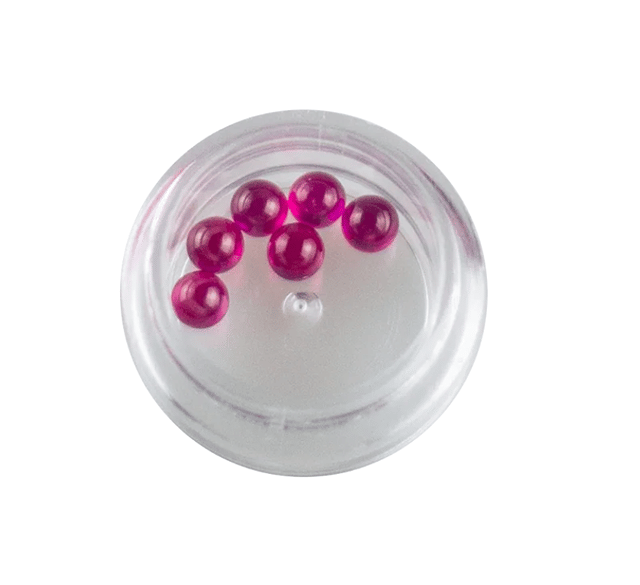 5MM Ruby Terp Pearls - 6pk