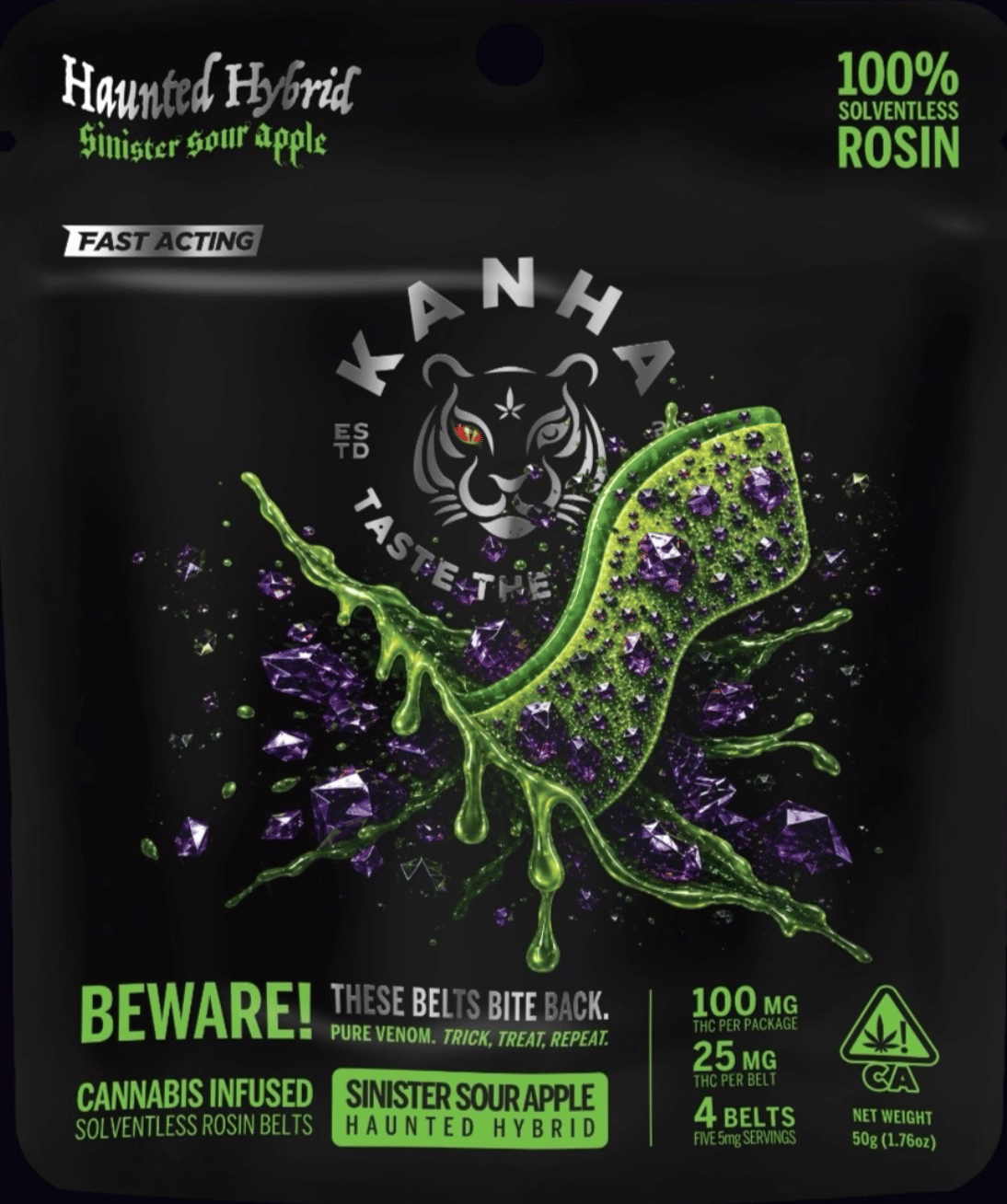 KANHA: Sinister Sour Apple Crunch Soventless