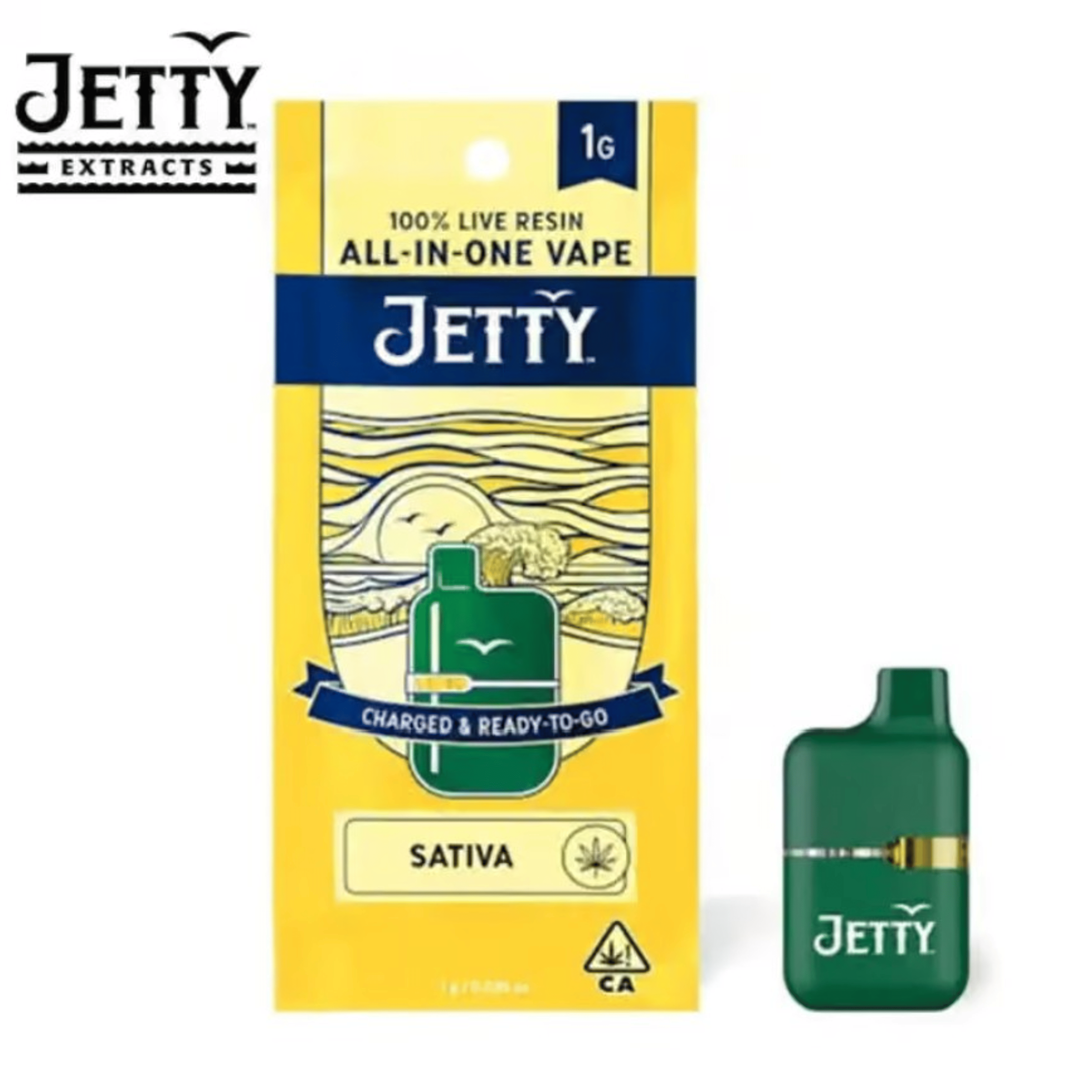 Jetty AIO - Lilikoi Dream - Live Resin (All-In-One) - 1g - Jetty Extracts - LD - Resin AIO - 1g - $35.99 - Disposable Vapes
