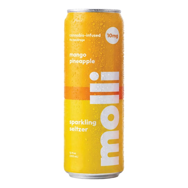 Mango Pineapple Sparkling Seltzer 4 pack | 10mg | 12 fl oz