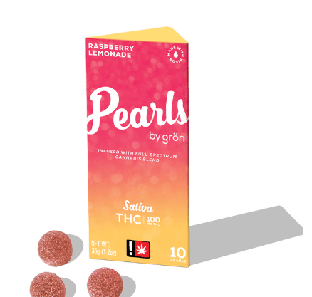 Grön: Pearls - Raspberry Lemonade