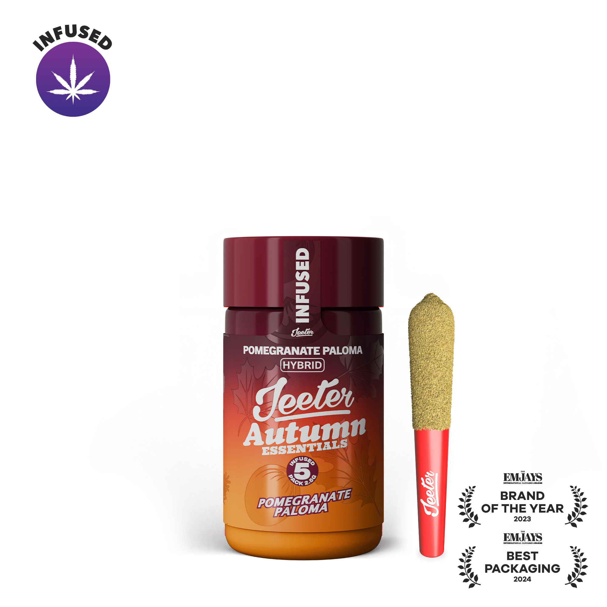 Jeeter: Baby Jeeter - Pomegranate Paloma Autumn Essentials