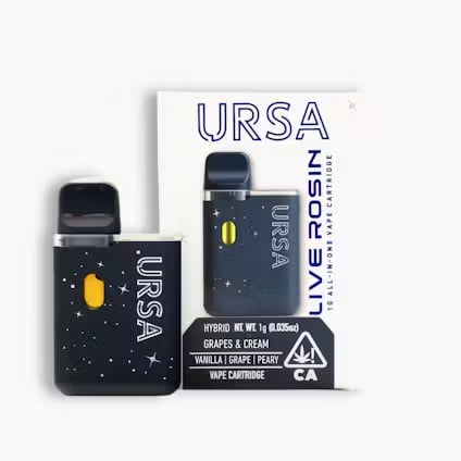 Grape & Cream Live Rosin AIO Vape 1g