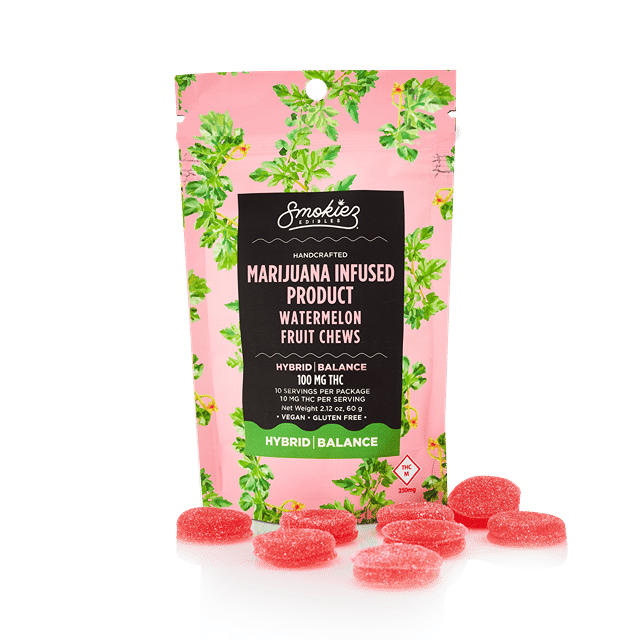 Watermelon Gummies | 100mg | 10ct | 10mg/ea