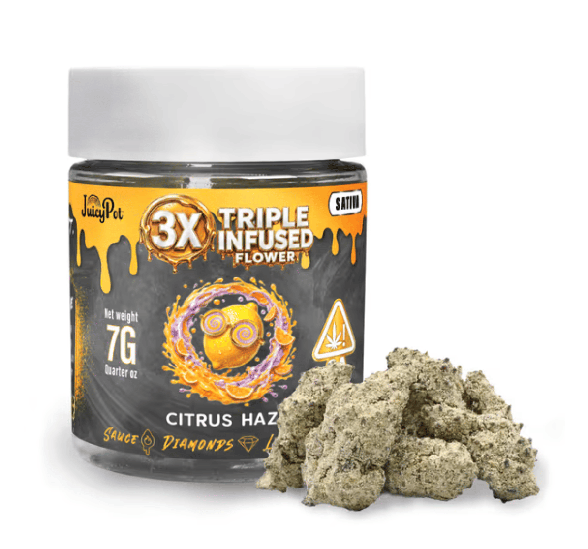 Juicy Pot: Citrus Haze - Triple