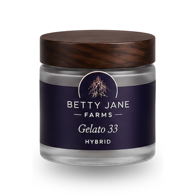 Betty Jane Farms - 3.5 - Gelato 33 - Hybrid