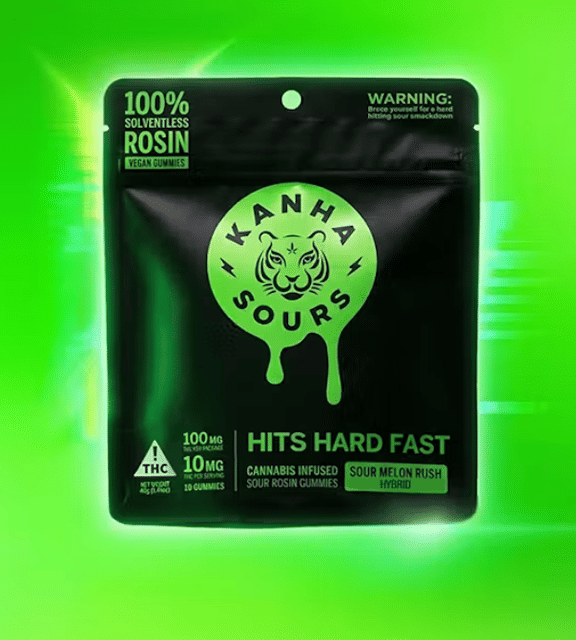 Sour Melon Rush Solventless Rosin 100mg